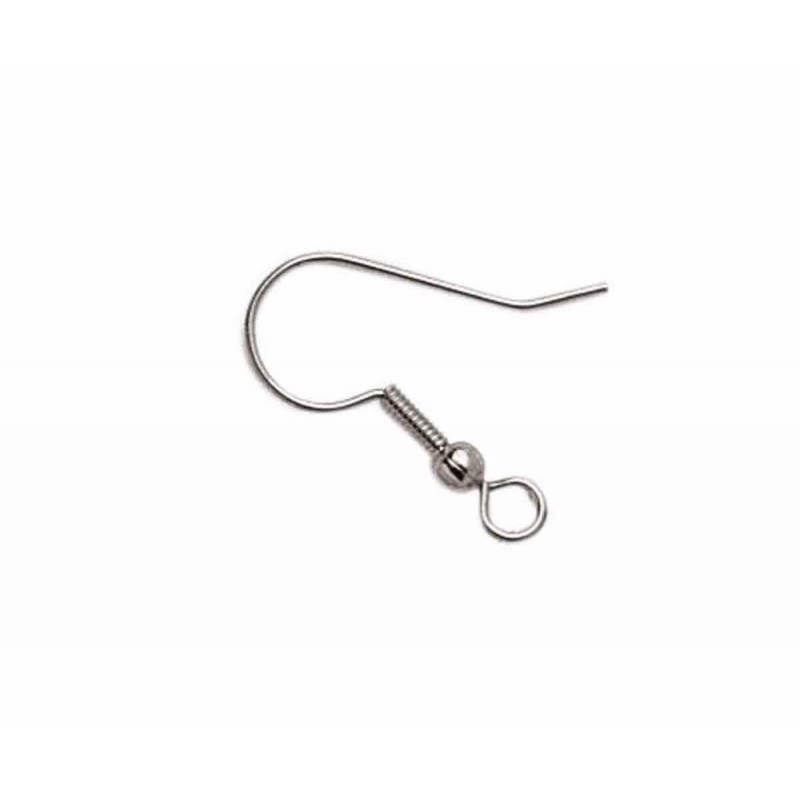 photo-Attache pour boucles d'oreille - Argentées - Bijoux - 6 pièces