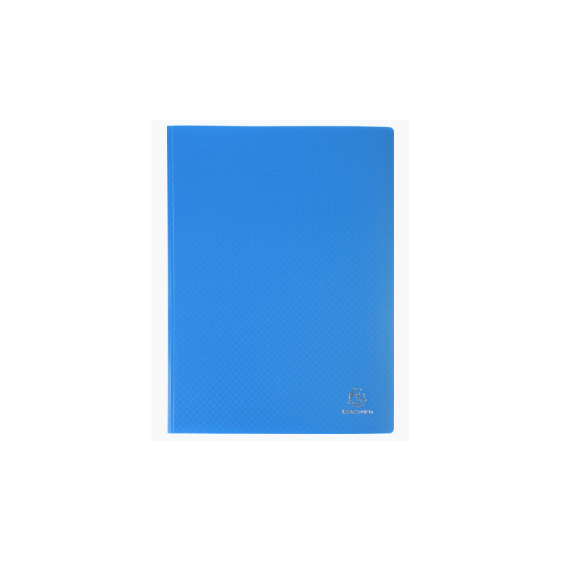 photo-Portes-vues - 40 vues - 20 pochettes - Bleu - A4 - Souple - Exacompta
