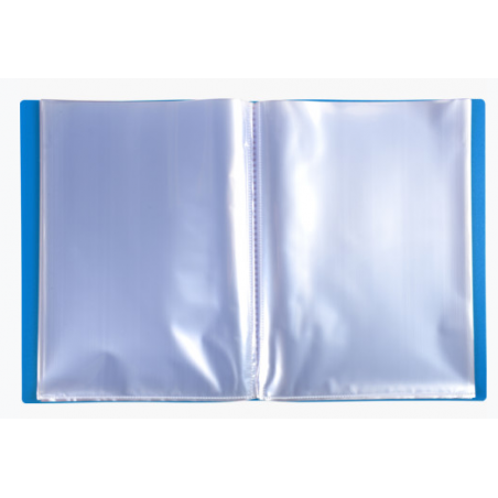 Porte-Vues 40 Vues Bleu Clair - Exacompta | Surdiscount