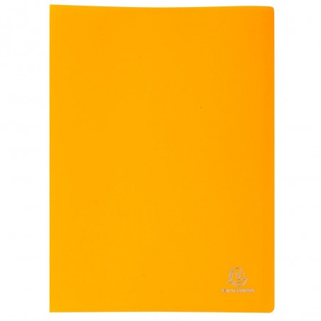 photo-Portes-vues - 40 vues - 20 pochettes - Jaune - A4 - Souple - Exacompta
