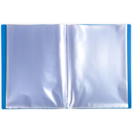 Porte-Vues 100 Vues Bleu Clair - Exacompta | Surdiscount