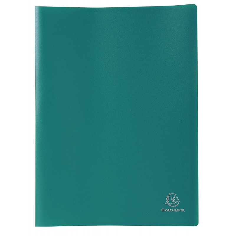 photo-Portes-vues - 120 vues - 60 pochettes - Vert - A4 - Souple - Exacompta