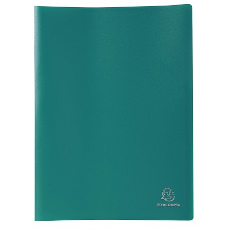 photo-Portes-vues - 160 vues - 80 pochettes - Vert - A4 - Souple - Exacompta