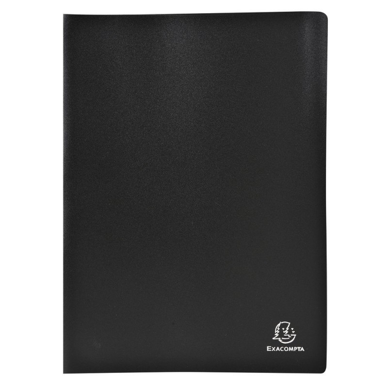 photo-Portes-vues - 200 vues - 100 pochettes - Noir - A4 - Souple - Exacompta