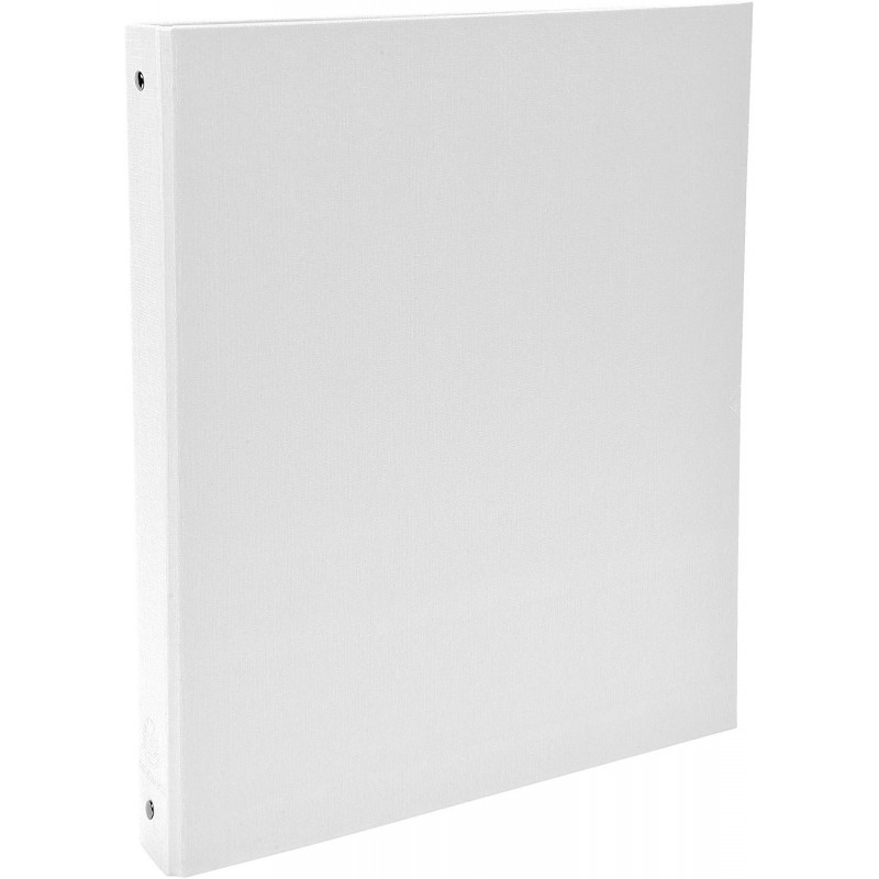 photo-Classeur - Rigide - Blanc - 4 anneaux - A4 - Cartonné - Exacompta
