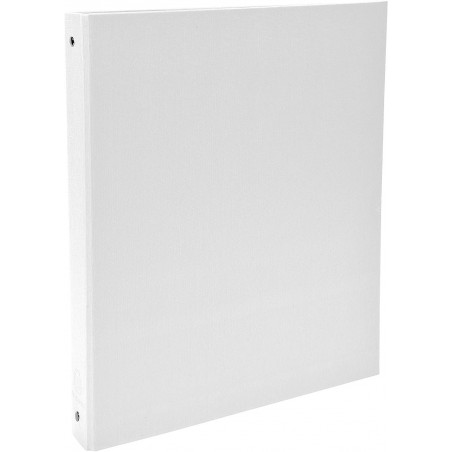 photo-Classeur - Rigide - Blanc - 4 anneaux - A4 - Cartonné - Exacompta