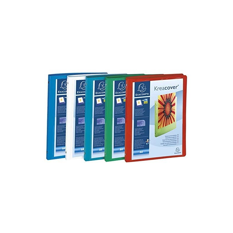 Classeur Souple Opaque A4 Kreacover Blanc 51189E - Exacompta | Surdiscount