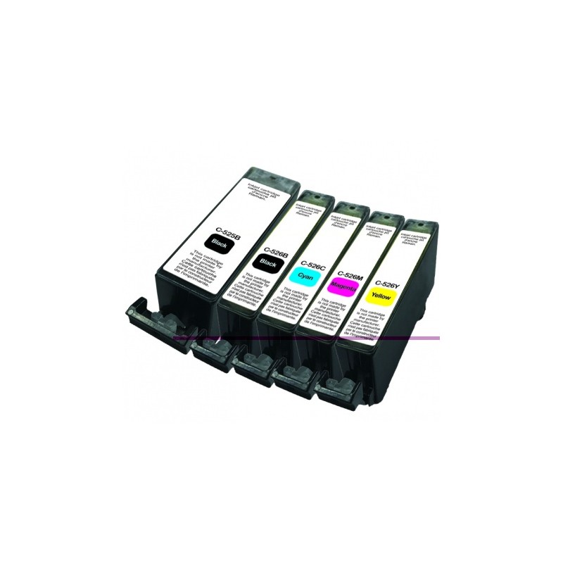Pack Cartouches Compatibles Canon C-525/526 Pack Uprint C-525/526 Compatible Canon | Surdiscount