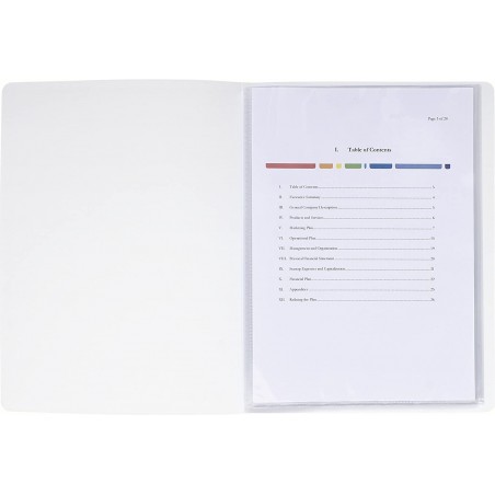 Porte-Vues 40 Vues Kreacover Conférence Blanc - Exacompta | à seulement 3,6 €
