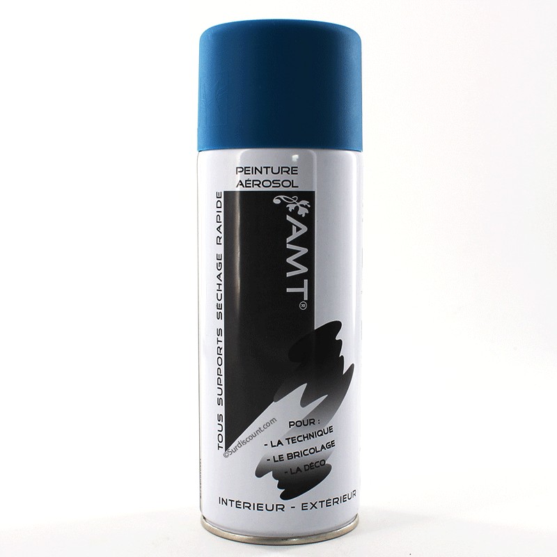 photo - Bombe de peinture - Bleu canard mat - AMT - 330ml