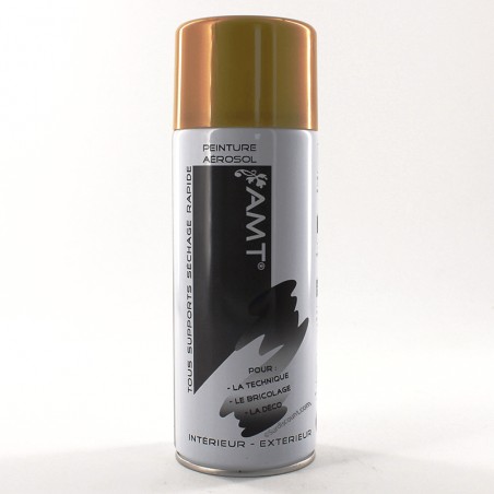 photo - Bombe de peinture - Or métallisé - AMT - 330ml