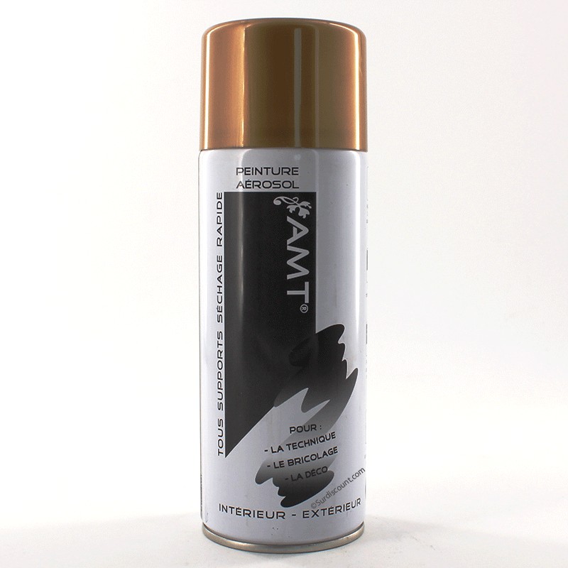 photo - Bombe de peinture - Vieil or - AMT - 330ml