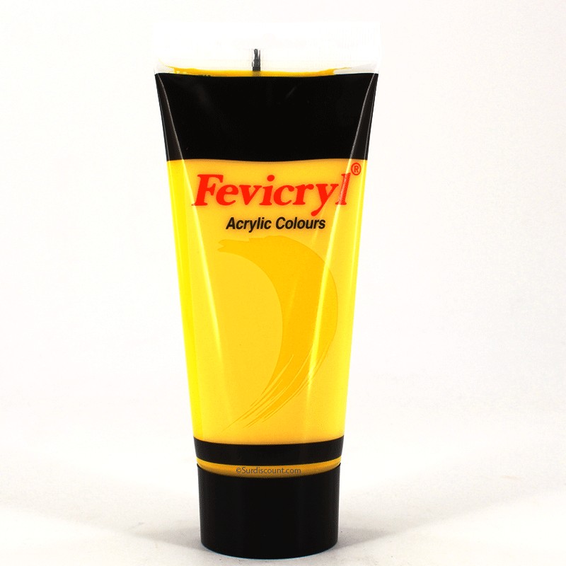 Peinture Acrylique en tube - jaune primaire - Amt pas cher