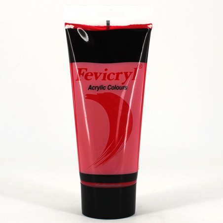 Tube de peinture acrylique - 200ml - Rouge Naphtolène - Fevicryl