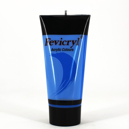 Tube de peinture acrylique - 200ml - Bleu Primaire - Fevicryl