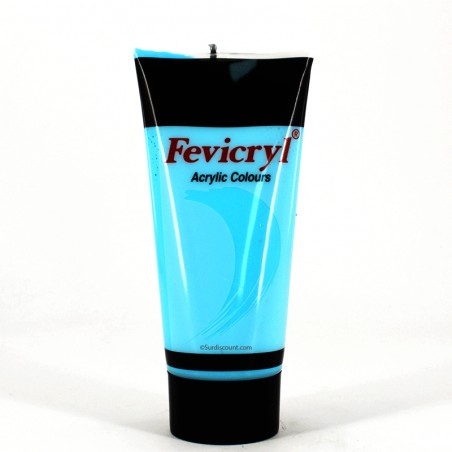 Tube de peinture acrylique - 200ml - Bleu Ciel - Fevicryl