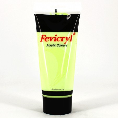 Tube de peinture acrylique - 200ml - Vert Pastel Brillant - Fevicryl