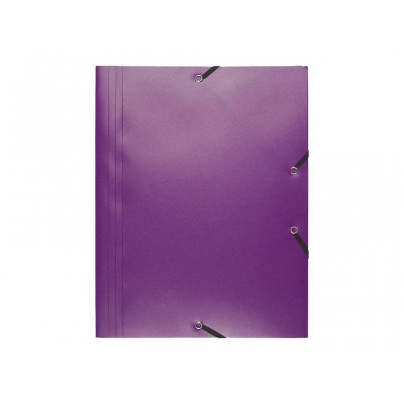 Chemise 3 Rabats Polypropylène Violet - Exacompta pas cher
