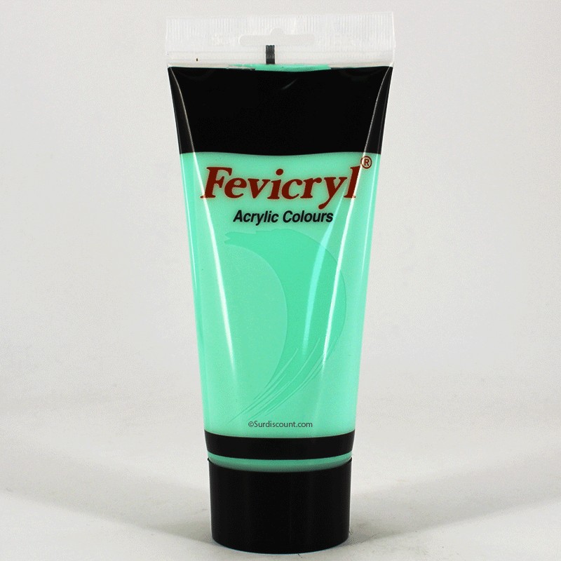 Tube de peinture acrylique - 200ml - Vert Mer - Fevicryl