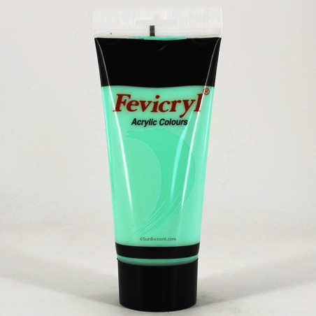 Tube de peinture acrylique - 200ml - Vert Mer - Fevicryl