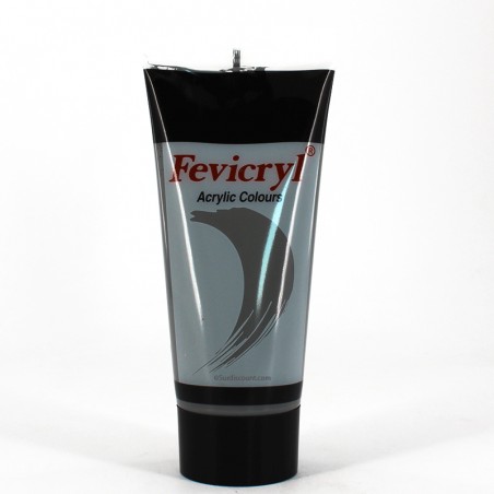 Tube de peinture acrylique - 200ml - Gris - Fevicryl