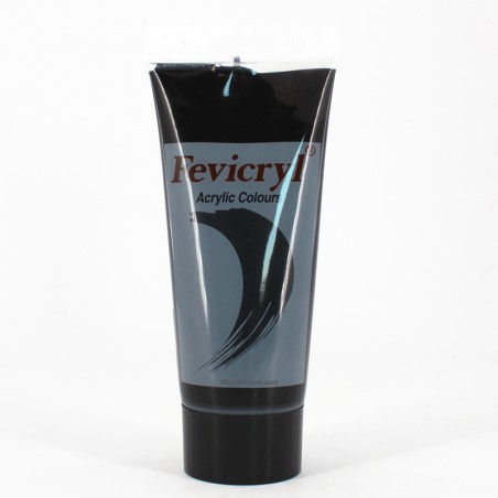 Tube de peinture acrylique - 200ml - Noir - Fevicryl