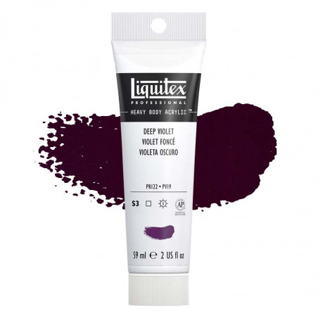 Peinture Acrylique en tube - violet fonce - Liquitex Heavy Body pas cher