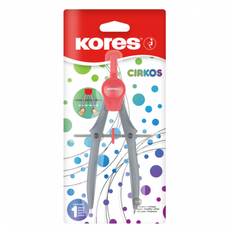Compas Plastique Cirkos - Kores pas cher