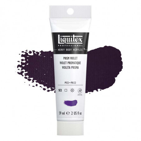 Peinture Acrylique en tube - violet prismatique - Liquitex Heavy Body pas cher