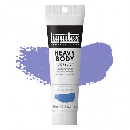 Peinture Acrylique en tube - violet bleu clair - Liquitex Heavy Body pas cher