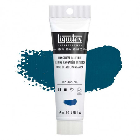 Peinture Acrylique en tube - bleu maganese imitation - Liquitex Heavy Body pas cher