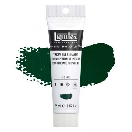 Peinture Acrylique en tube - viridian permanent imitation - Liquitex Heavy Body pas cher