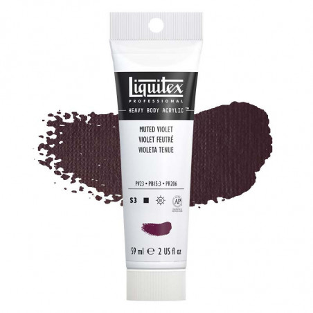 Peinture Acrylique en tube - violet feutre - Liquitex Heavy Body pas cher