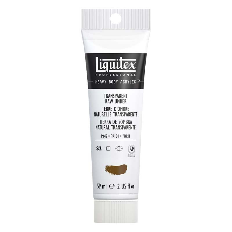 photo-Peinture acrylique - Terre d'ombre naturelle transparent - 333 - Liquitex - Heavy Body - Tube 59ml