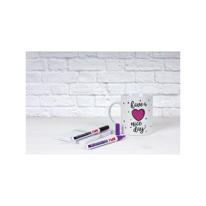 Etui De 7 Marqueurs Peinture Ultra Permanent - Apli | Surdiscount