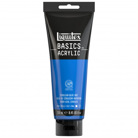 Peinture Acrylique en tube - bleu ceruleum - Liquitex Basics pas cher