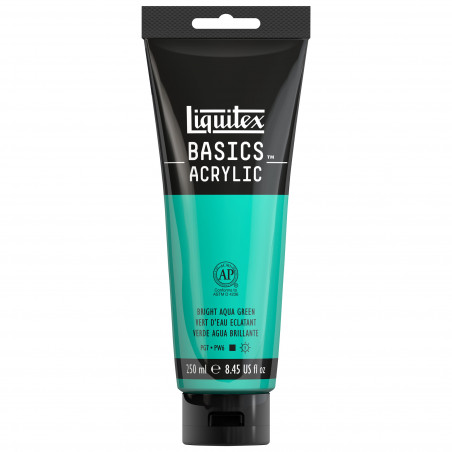 Peinture Acrylique en tube - vert d'eau éclatant - Liquitex Basics pas cher-13370