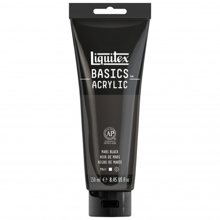 Peinture Acrylique en tube - noir de mars - Liquitex Basics pas cher-13391