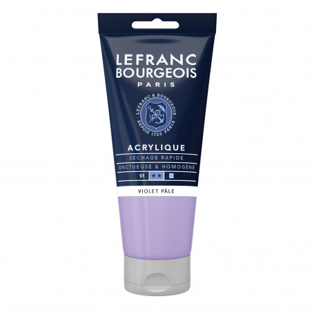Peinture Acrylique en tube - violet pâle - Lefranc & Bourgeois pas cher