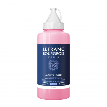 photo-Peinture acrylique - Rose - 351 - Fine - Lefranc Bourgeois - Bidon 750ml
