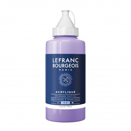 photo-Peinture acrylique - Violet pâle - 659 - Fine - Lefranc Bourgeois - Bidon 750ml
