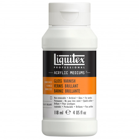 photo-Vernis - Brillant - Acrylique et huile - Liquitex - Flacon 118ml