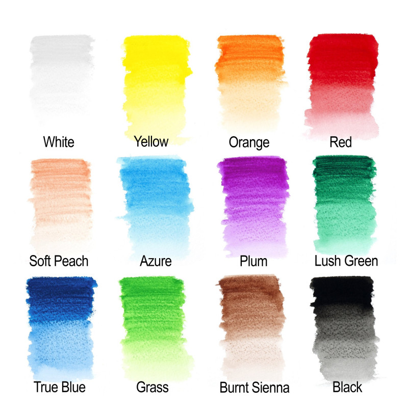 Set De 12 Crayons De Couleur Aquarellables Studio Collection Winsor Et Newton | Surdiscount