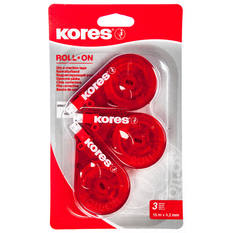 Rollers De Correction Lot De 3 - Roll On - Kores pas cher