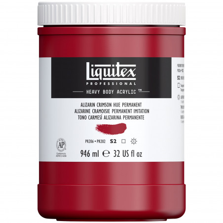 Peinture Acrylique en bidon - alizarine cramoisie - Liquitex Heavy Body pas cher