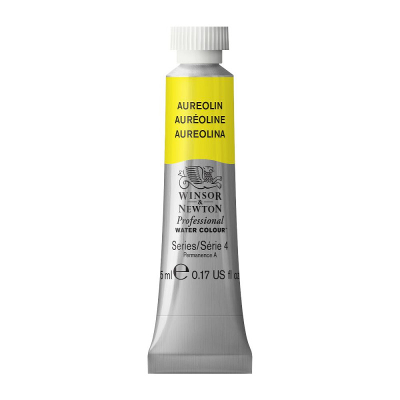 Aquarelle Professionnelle Extra-Fine - 5Ml - Auréoline - Winsor Et Newton pas cher