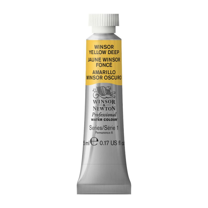 Aquarelle Professionnelle Extra-Fine - 5Ml - Jaune Winsor Foncé - Winsor Et Newton pas cher