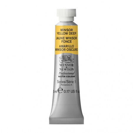 Aquarelle Professionnelle Extra-Fine - 5Ml - Jaune Winsor Foncé - Winsor Et Newton pas cher