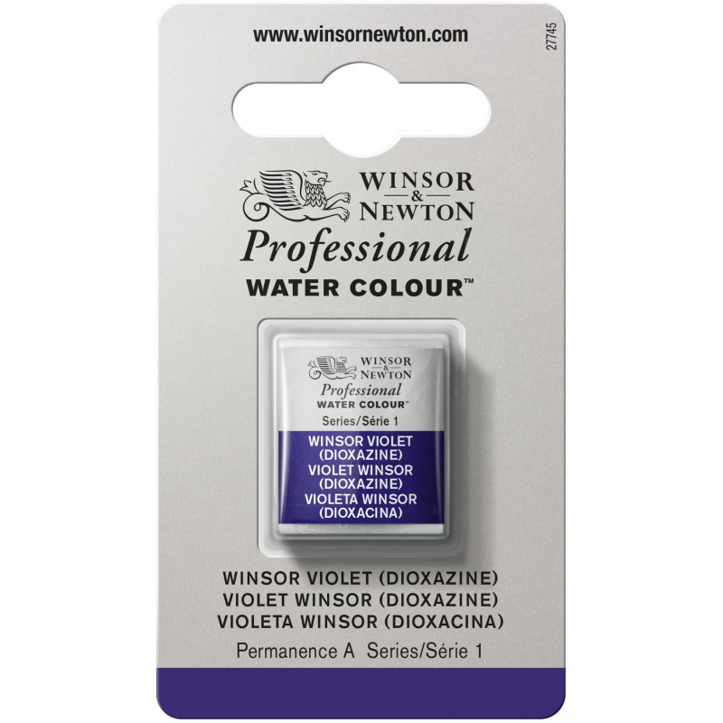 Aquarelle Professionnelle Extra-Fine - 1/2 Godet - Violet Winsor - Winsor Et Newton pas cher