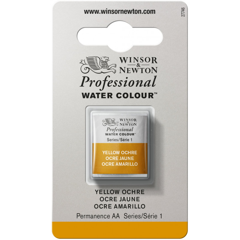Aquarelle Professionnelle Extra-Fine - 1/2 Godet - Ocre Jaune - Winsor Et Newton pas cher